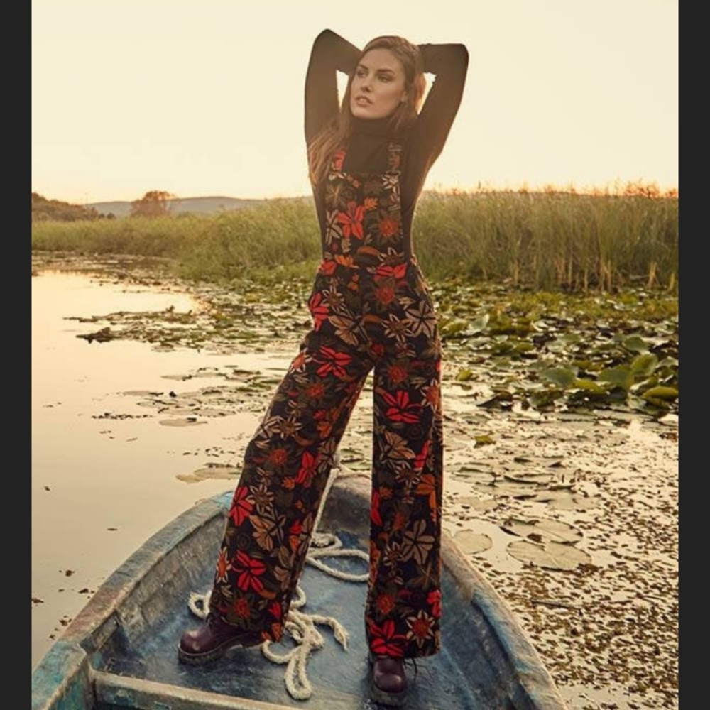 Boho handmade overalls